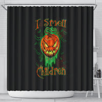 jack-o-lantern-skull-shower-curtain-i-smell-children
