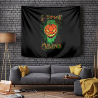 Jack O Lantern Skull Tapestry I Smell Children - Wonder Print Shop