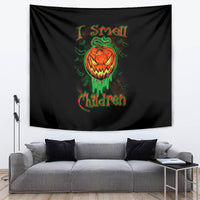 Jack O Lantern Skull Tapestry I Smell Children - Wonder Print Shop