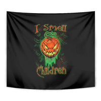 Jack O Lantern Skull Tapestry I Smell Children - Wonder Print Shop
