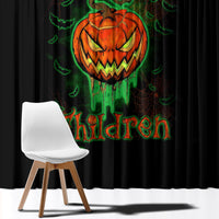 Jack O Lantern Skull Window Curtain I Smell Children - Wonder Print Shop