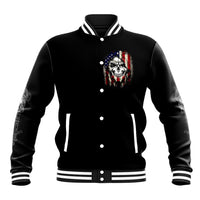 American Skull Baseball Jacket Grumpy Old Man Motherfuckers Who Make Me Angry - Wonder Print Shop