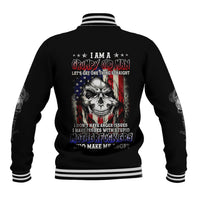 American Skull Baseball Jacket Grumpy Old Man Motherfuckers Who Make Me Angry - Wonder Print Shop