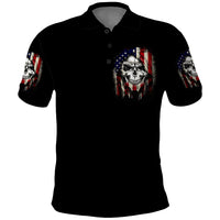American Skull Polo Shirt Grumpy Old Man Motherfuckers Who Make Me Angry - Wonder Print Shop