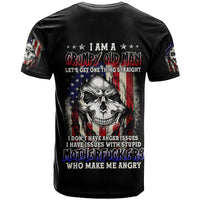 American Skull T Shirt Grumpy Old Man Motherfuckers Who Make Me Angry - Wonder Print Shop