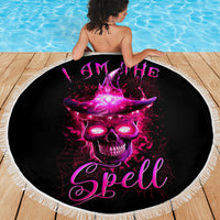 Witch Skull Beach Blanket Iam The Spell - Wonder Print Shop