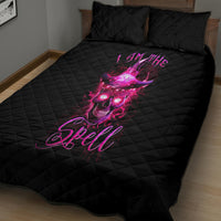 Witch Skull Quilt Bed Set Iam The Spell - Wonder Print Shop