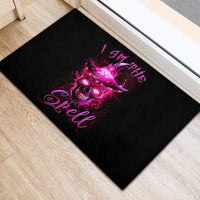 Witch Skull Rubber Doormat Iam The Spell - Wonder Print Shop