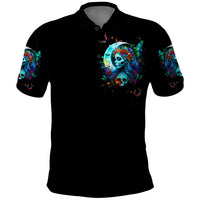 Fairy Skull Polo Shirt Just The Woman Who Loves Skull And Tattoo - Wonder Print Shop