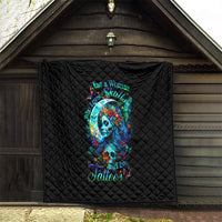 Fairy Skull Quilt Just The Woman Who Loves Skull And Tattoo - Wonder Print Shop