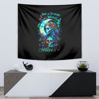 Fairy Skull Tapestry Just The Woman Who Loves Skull And Tattoo - Wonder Print Shop