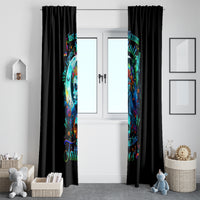 Fairy Skull Window Curtain Just The Woman Who Loves Skull And Tattoo - Wonder Print Shop