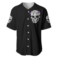 Cat Skull Baseball Jersey Purr Evill - Wonder Print Shop