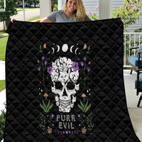Cat Skull Quilt Purr Evill - Wonder Print Shop