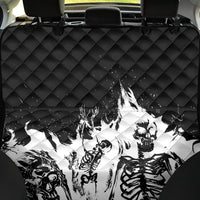 Fire Skull Back Car Seat Cover Scream In Fire - Wonder Print Shop