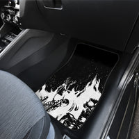 Fire Skull Car Mats Scream In Fire - Wonder Print Shop