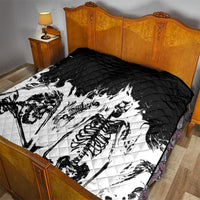 Fire Skull Quilt Scream In Fire - Wonder Print Shop