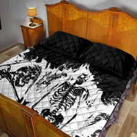 Fire Skull Quilt Bed Set Scream In Fire - Wonder Print Shop