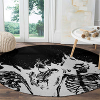 fire-skull-round-carpet-scream-in-fire