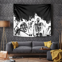 Fire Skull Tapestry Scream In Fire - Wonder Print Shop