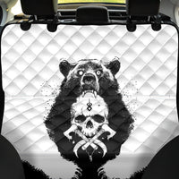 Viking Skull Back Car Seat Cover Bear Viking Cross Skull - Wonder Print Shop