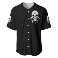 Viking Skull Baseball Jersey Bear Viking Cross Skull - Wonder Print Shop