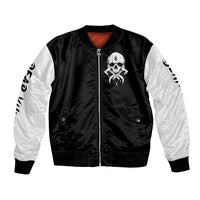 Viking Skull Bomber Jacket Bear Viking Cross Skull - Wonder Print Shop