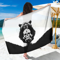 Viking Skull Sarong Bear Viking Cross Skull - Wonder Print Shop