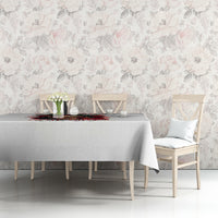 Rose Skull Tablecloth Some Girl Wear Pink Real Girl Wear Ink - Wonder Print Shop