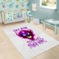 Flame Skull Area Rug Walk Away I Have Anger Issues And Dislike For Stupod People - Wonder Print Shop