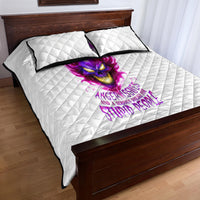 Flame Skull Quilt Bed Set Walk Away I Have Anger Issues And Dislike For Stupod People - Wonder Print Shop