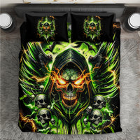Doule Skull Bedding Set Angel To Some Demon To Most - Wonder Print Shop