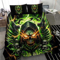 Doule Skull Bedding Set Angel To Some Demon To Most - Wonder Print Shop