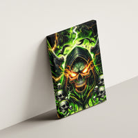 Doule Skull Canvas Wall Art Angel To Some Demon To Most - Wonder Print Shop