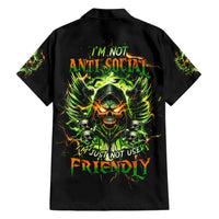 Doule Skull Family Matching Short Sleeve Bodycon Dress and Hawaiian Shirt Angel To Some Demon To Most - Wonder Print Shop