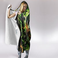 Doule Skull Hooded Blanket Angel To Some Demon To Most