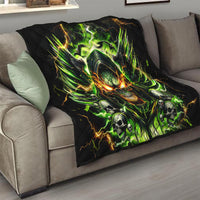 Doule Skull Quilt Angel To Some Demon To Most - Wonder Print Shop