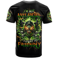 Doule Skull T Shirt Angel To Some Demon To Most - Wonder Print Shop