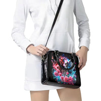 Flame Skull Shoulder Handbag I'm Not Anti Social I'm Just Not User Friendly