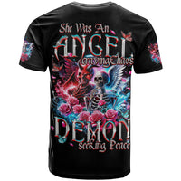 Flame Skull T Shirt I'm Not Anti Social I'm Just Not User Friendly - Wonder Print Shop