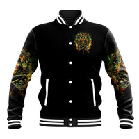 Rose Skull Baseball Jacket Don't Try Figure Me out - Wonder Print Shop