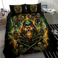 Rose Skull Bedding Set Don't Try Figure Me out - Wonder Print Shop