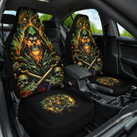 Rose Skull Car Seat Cover Don't Try Figure Me out - Wonder Print Shop