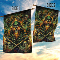 Rose Skull Garden Flag Don't Try Figure Me out - Wonder Print Shop