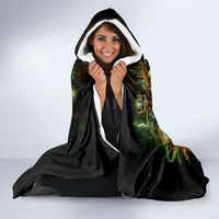 Rose Skull Hooded Blanket Don't Try Figure Me out