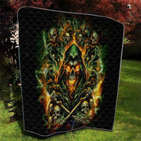 Rose Skull Quilt Don't Try Figure Me out - Wonder Print Shop