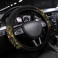 Rose Skull Steering Wheel Cover Don't Try Figure Me out - Wonder Print Shop