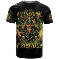 Rose Skull T Shirt Don't Try Figure Me out - Wonder Print Shop