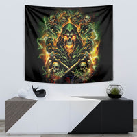 Rose Skull Tapestry Don't Try Figure Me out - Wonder Print Shop
