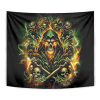Rose Skull Tapestry Don't Try Figure Me out - Wonder Print Shop
